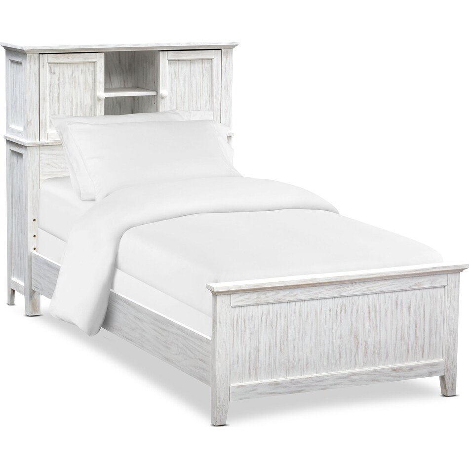 sidney white twin bed   