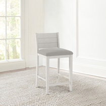 siena white counter height stool   