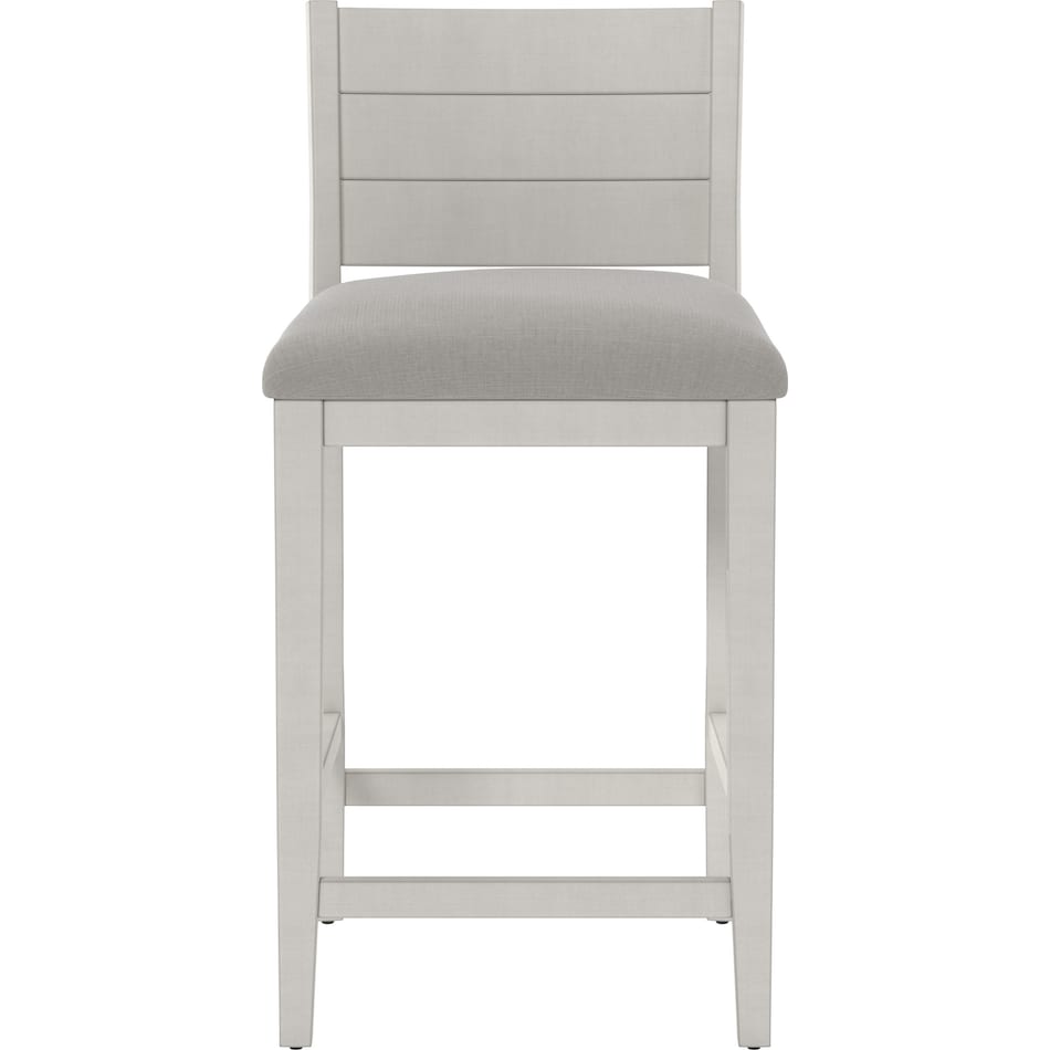 siena white counter height stool   