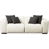 sierra white  pc power reclining sofa   