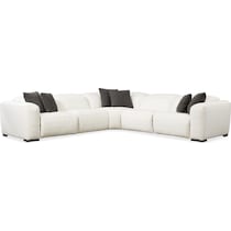 sierra white  pc power reclining sectional   