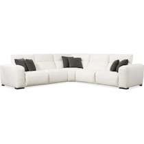 sierra white  pc power reclining sectional   