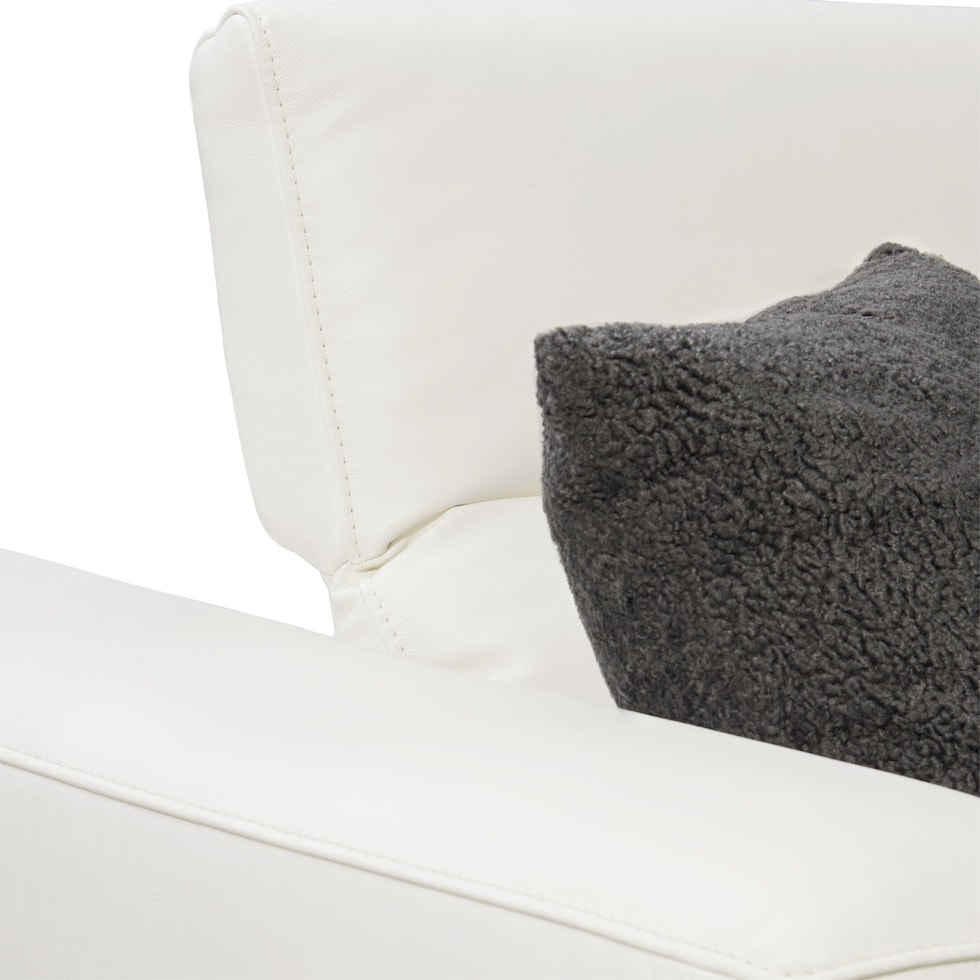 sierra white  pc power reclining sectional   