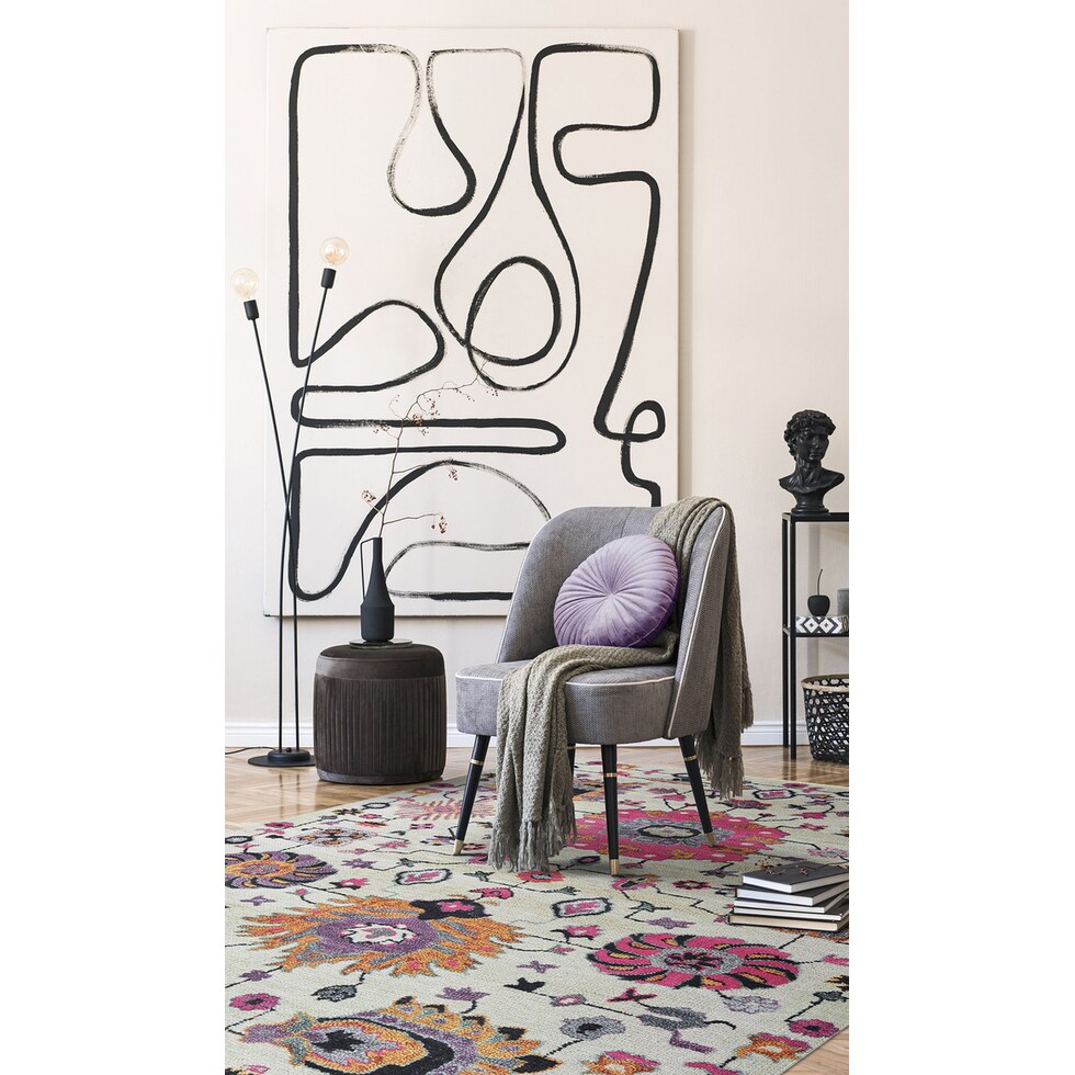 sigmund multicolor area rug  x    