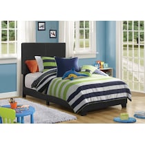 silva black twin bed   