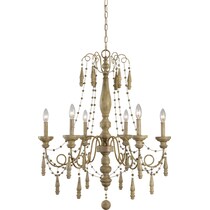 silvana light brown chandelier   