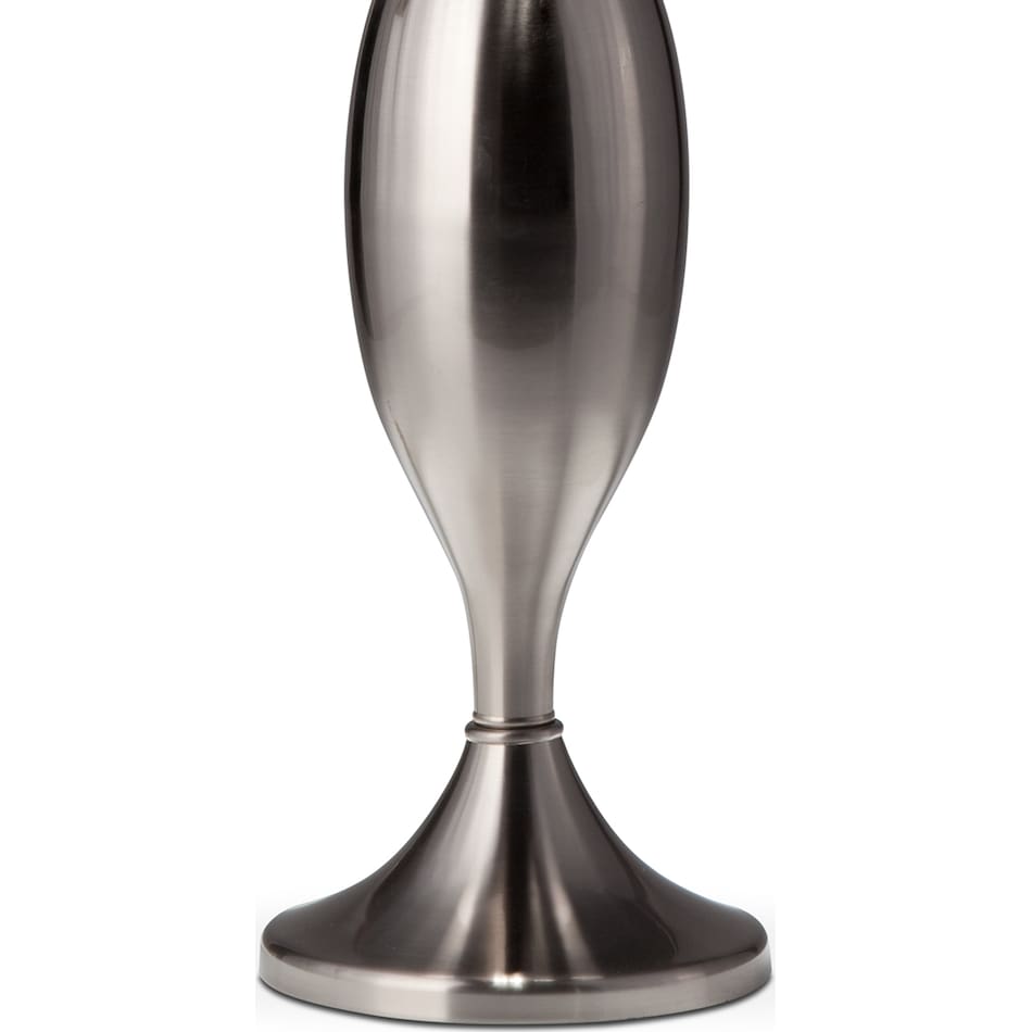 silver tassel metal table lamp   