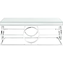 silver coffee table   