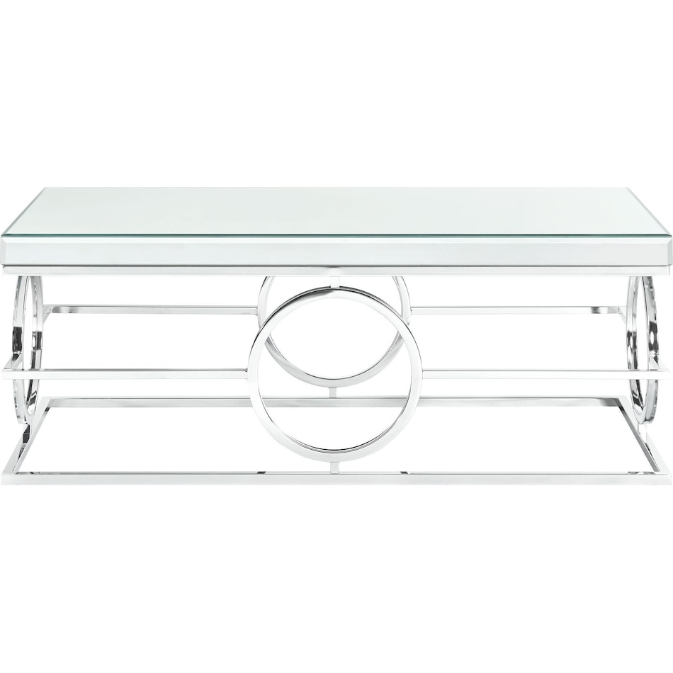 silver coffee table   