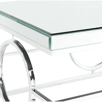 silver console table   