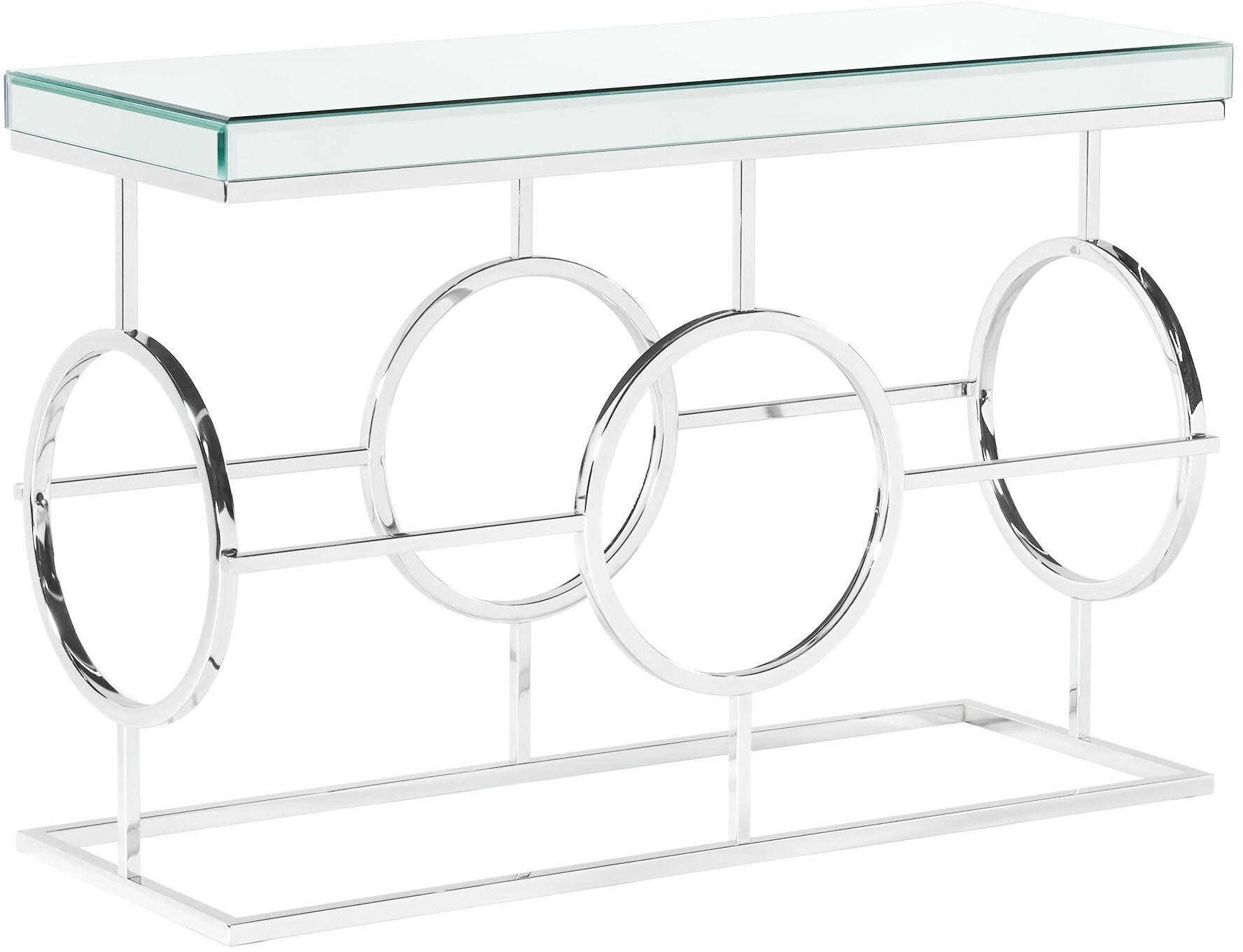Rehan Rectangle Mirrored Sofa Table American Signature Furniture
