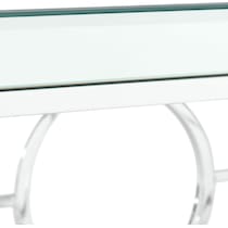silver sofa table   