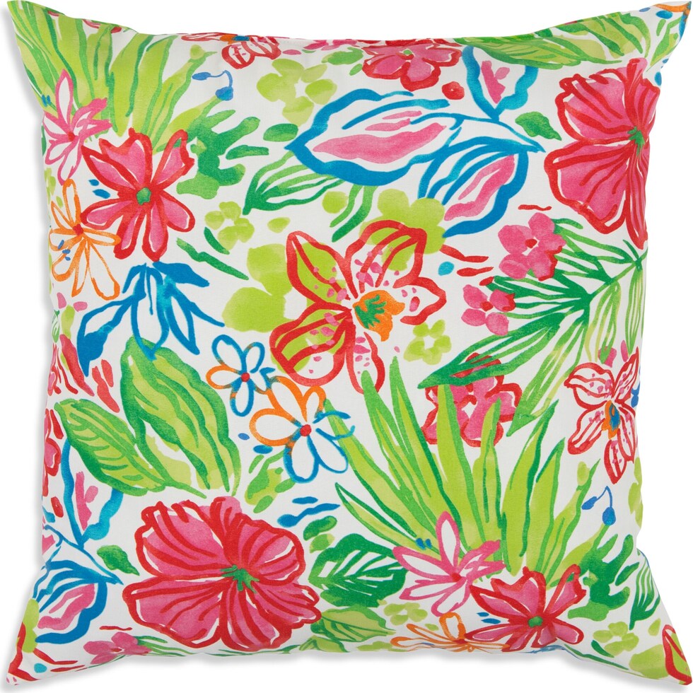 silvi multicolor outdoor pillow   
