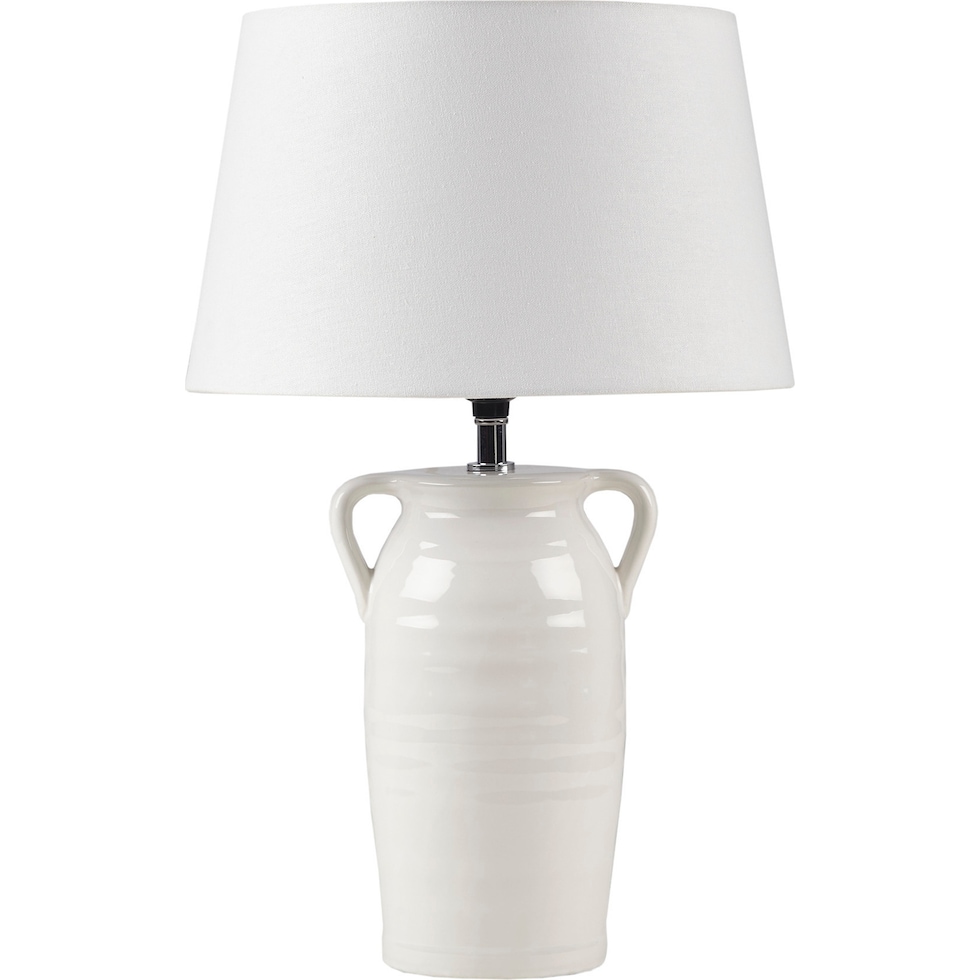 silvi white table lamp   