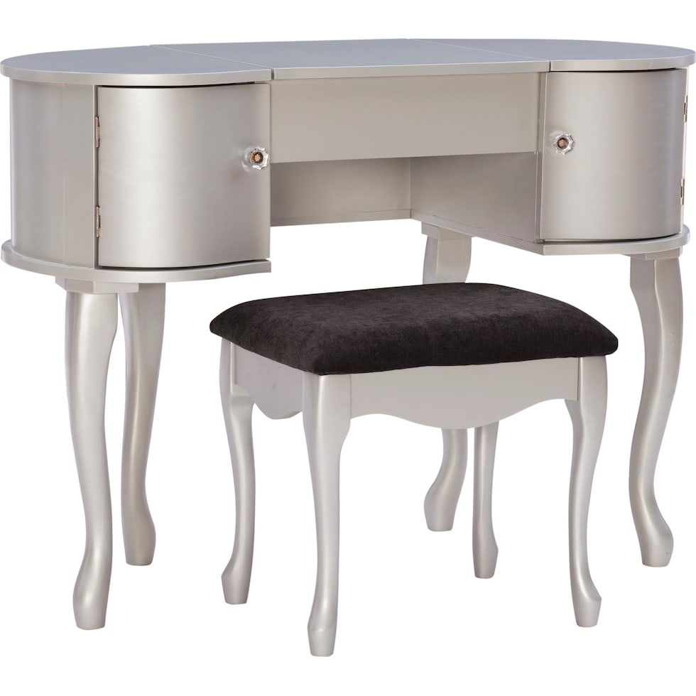 silvia silver vanity   