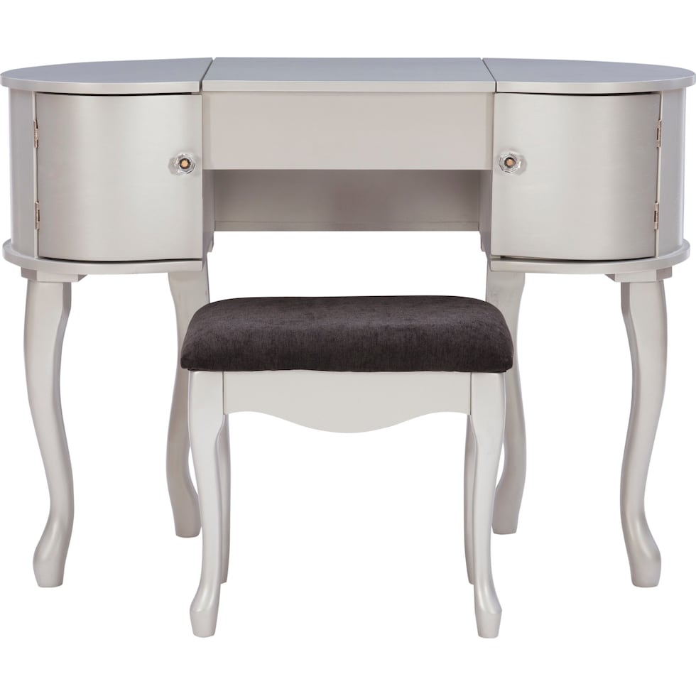 silvia silver vanity   