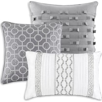 simon gray california king bedding set   