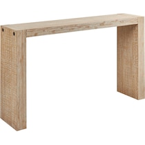 simona neutral console table   