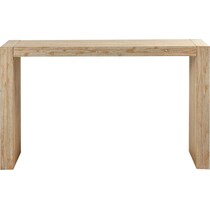 simona neutral console table   