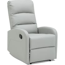 simone gray recliner   