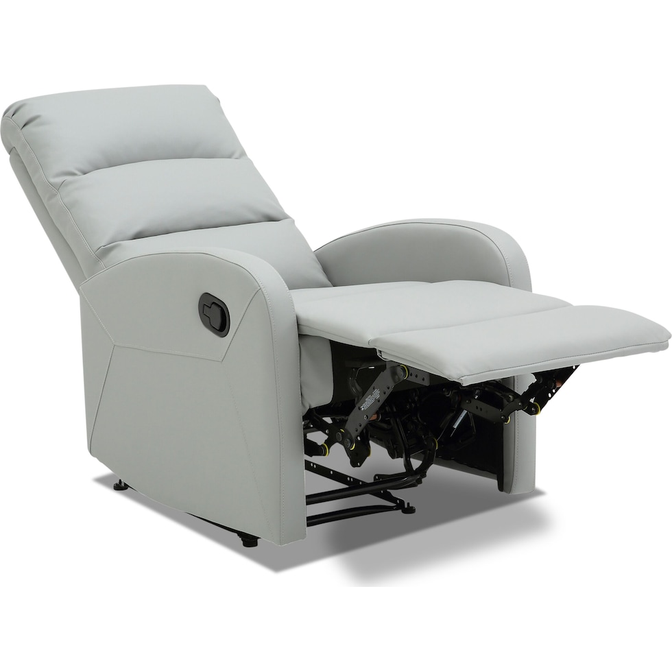 simone gray recliner   