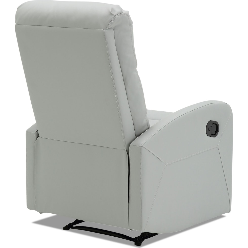 simone gray recliner   