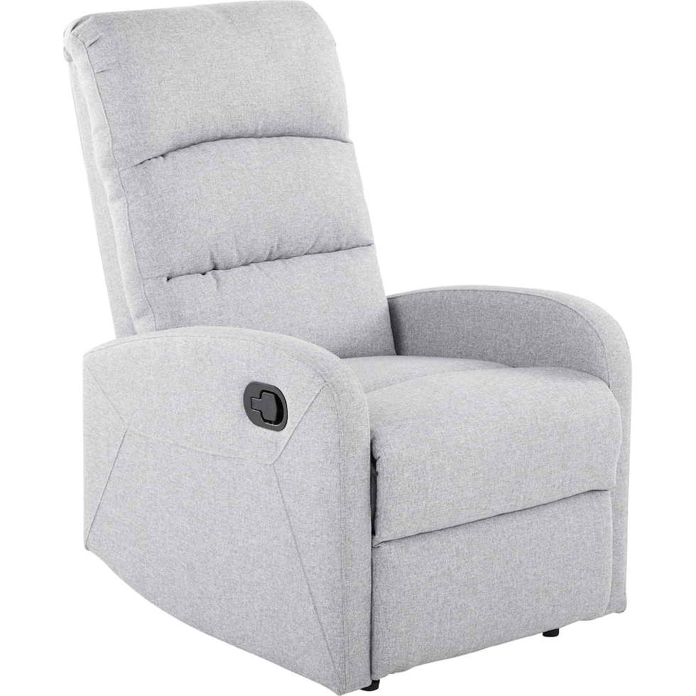 simone gray recliner   