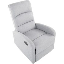 simone gray recliner   