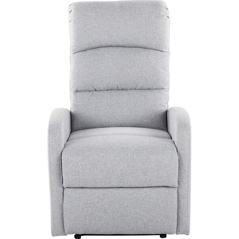 simone gray recliner   