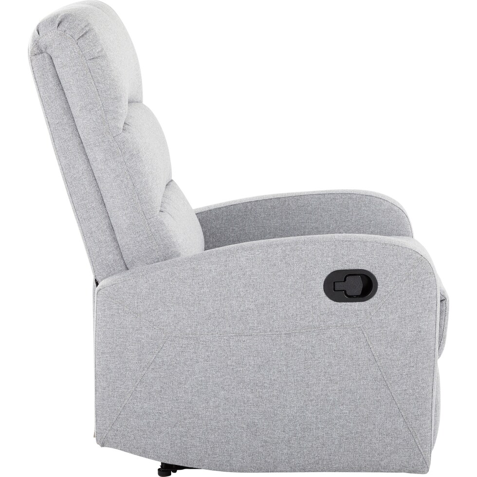 simone gray recliner   