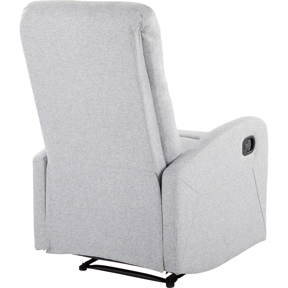 simone gray recliner   