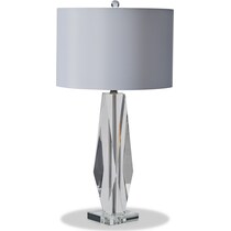 skye glass table lamp   