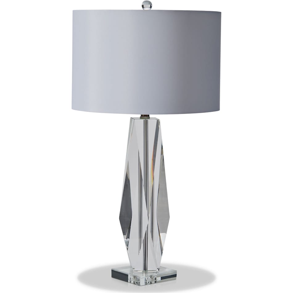 skye glass table lamp   