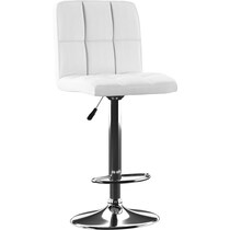 skyla white bar stool   