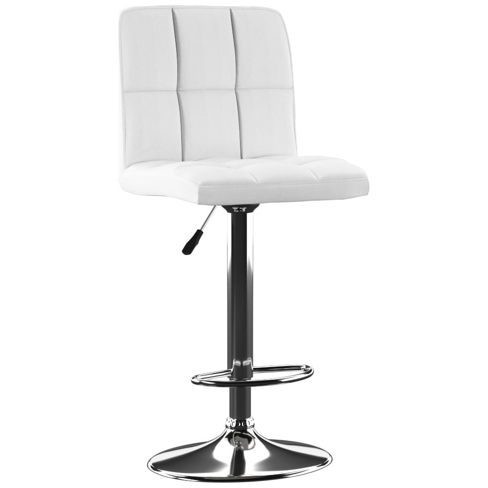 skyla white bar stool   