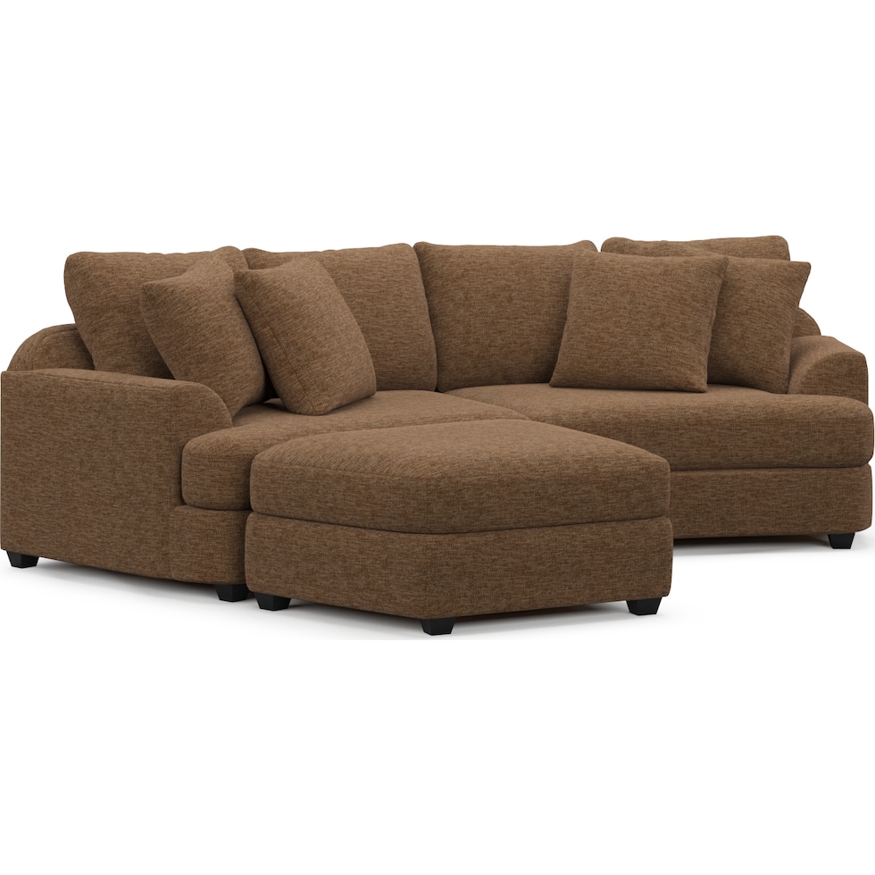 skylar dark brown sectional   