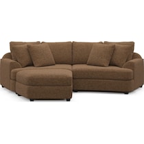 skylar dark brown sectional   