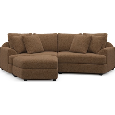 Skylar 3-Piece Sectional with Ottoman