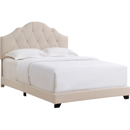 Skylar King Upholstered Bed - Linen
