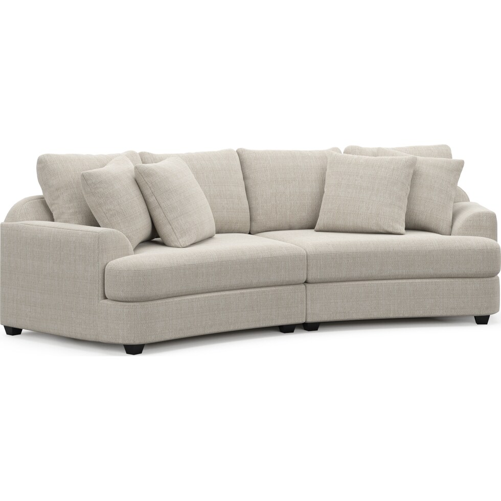 skylar white sofa   
