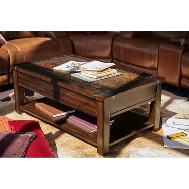 The Slate Ridge Tables Collection The Slate Ridge Tables Collection, Slate Ridge Lift Top Coffee Table