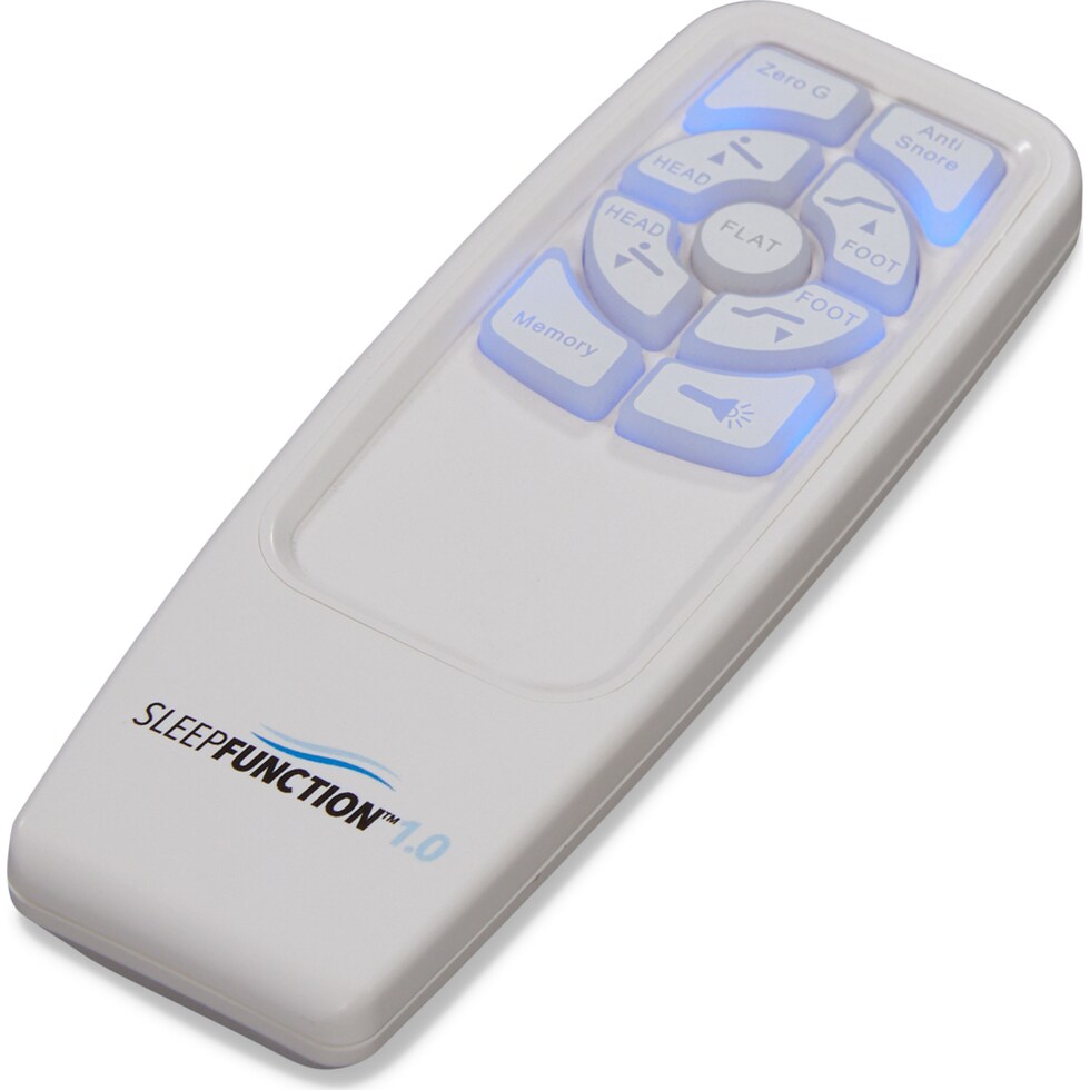 sleepfunction  gray king adjustable foundation   