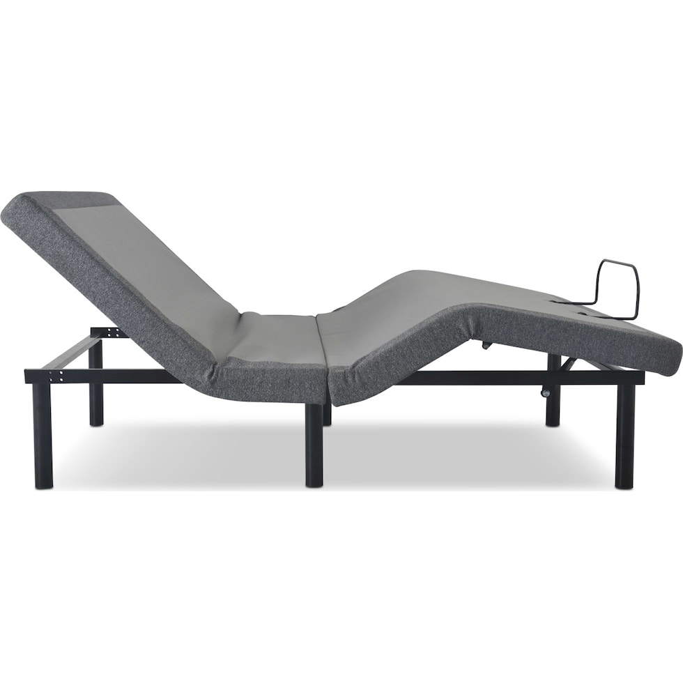 sleepfunction  gray twin xl adjustable foundation   