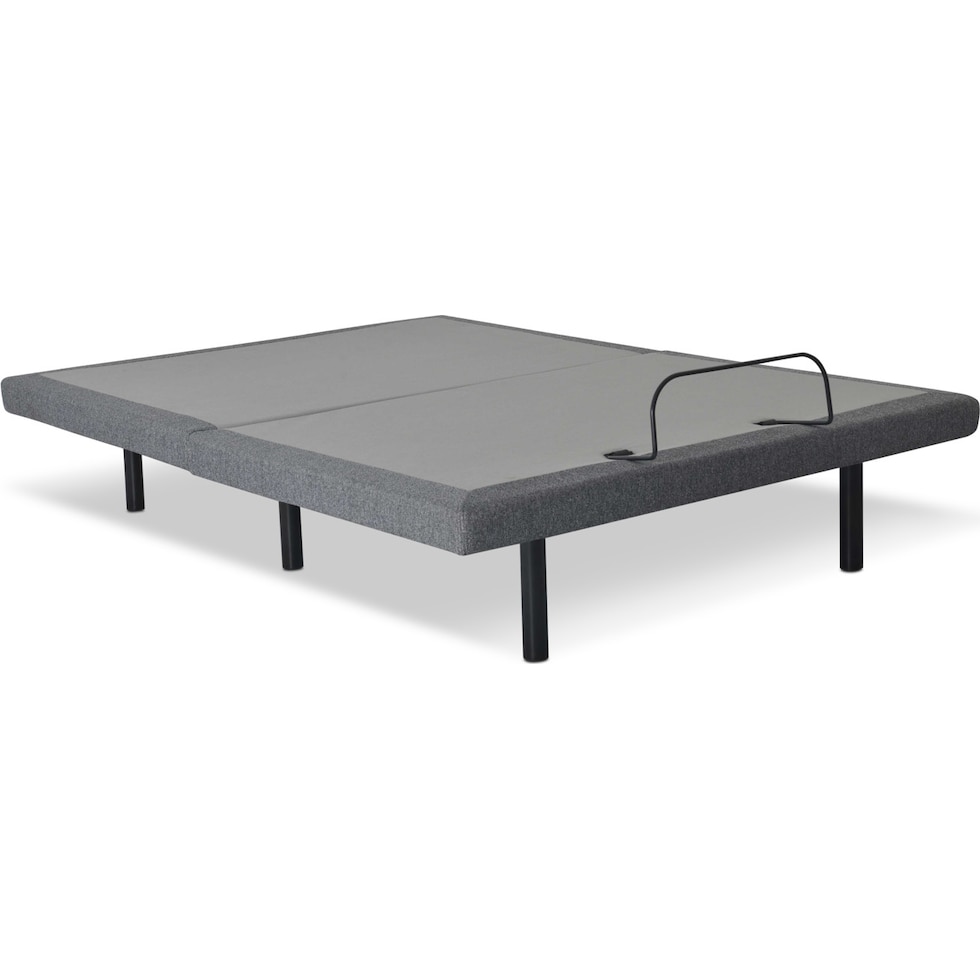 sleepfunction  gray twin xl adjustable foundation   