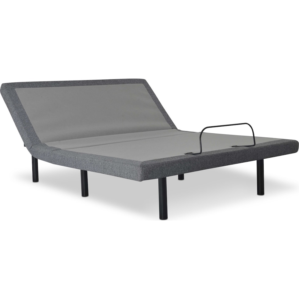 sleepfunction  gray twin xl adjustable foundation   