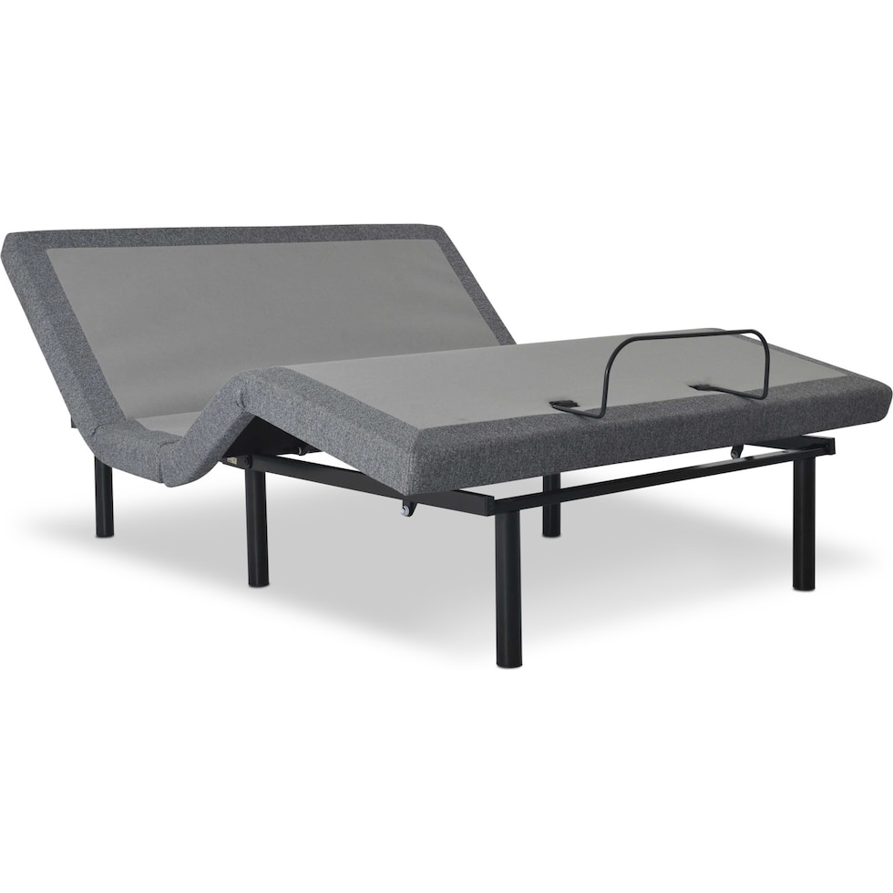 sleepfunction  gray twin xl adjustable foundation   