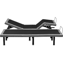 sleepfunction  gray king adjustable foundation   