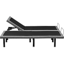 sleepfunction  gray king adjustable foundation   