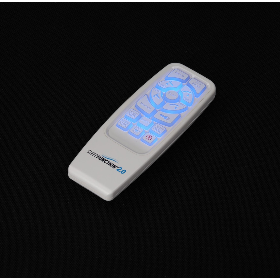sleepfunction  gray king adjustable foundation   
