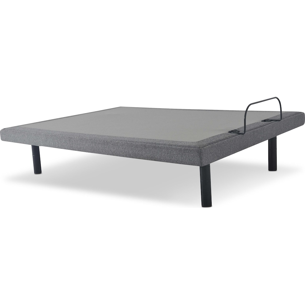 sleepfunction  gray twin xl adjustable foundation   